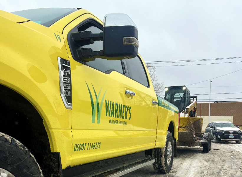 Warner's Winter Services Truck with Snow Removal Vehicle